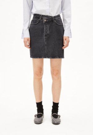 ARMEDANGELS AACAMARI Denim Skirt Regular Fit made of Organic Cotton Mix Star Dust | 6953-NDWSO