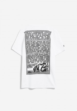 ARMEDANGELS AADO SOLIDARITY 02 T-Shirt made of organic cotton (mens fit) Weiß | 9630-IPJAB