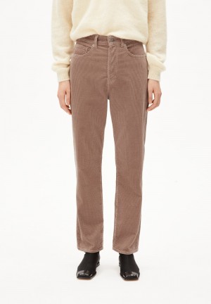 ARMEDANGELS AAIKALA CORDUROY Woven Pants made of Organic Cotton Mix Cinnamon Dust | 3480-SUZWD
