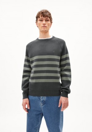ARMEDANGELS AALBERTOS Sweater Regular Fit made of Organic Cotton Grün | 6708-PIWHC