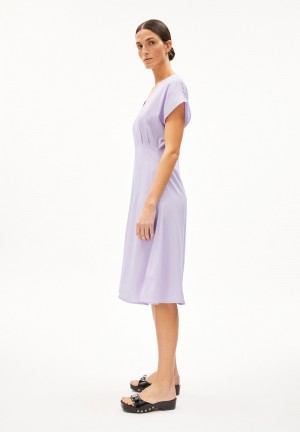 ARMEDANGELS AALBINE Woven Dress Regular Fit made of TENCEL™ Lyocell Mix Lavendel Hell | 3409-PSEAM