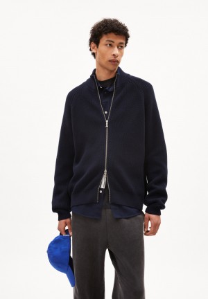 ARMEDANGELS AARTYOM Cardigan Regular Fit made of Organic Cotton Night Sky | 4659-HRGVC