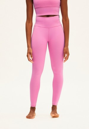 ARMEDANGELS AASANA LI Activewear Leggings made of Polyamide Mix (recycled) Raspberry Pink-bright Lime | 0135-UPXWI