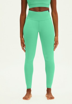 ARMEDANGELS AASANA LI Activewear Leggings made of Polyamide Mix (recycled) Bright Lime-indigo | 3458-UPTJG