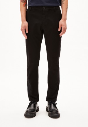 ARMEDANGELS AATHAN Chino Pants made of Organic Cotton Mix Schwarz | 9012-HAFLR