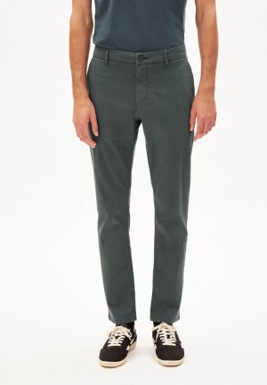 ARMEDANGELS AATHAN Chino Pants made of Organic Cotton Mix Space Steel | 8795-SLPOV