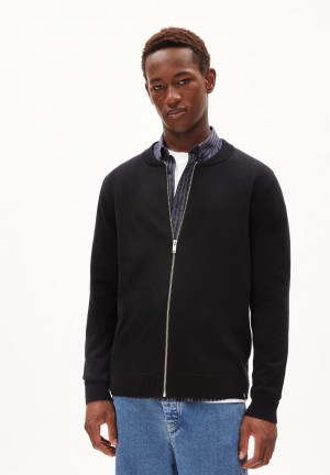 ARMEDANGELS AGAAMON Cardigan Regular Fit made of Organic Cotton Schwarz | 0654-UFZSP