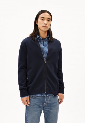 ARMEDANGELS AGAAMON Cardigan Regular Fit made of Organic Cotton Night Sky | 0971-HSZTX