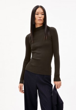 ARMEDANGELS ALAANIA Sweater Slim Fit made of Organic Cotton Kaffee | 2761-KBHZD