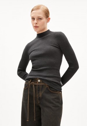 ARMEDANGELS ALAANIA Sweater Slim Fit made of Organic Cotton Steel Melange | 4862-VZOLX