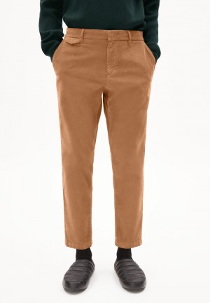 ARMEDANGELS ALVAARO PREMIUM CORD Chino Pants Regular Fit made of Organic Cotton Mix Cedar Wood | 7908-WTXAV