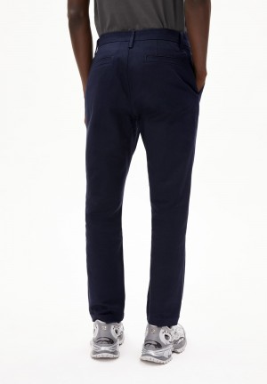 ARMEDANGELS ALVAARO PREMIUM Chino Pants made of Organic Cotton Mix Night Sky | 0623-ILEZS
