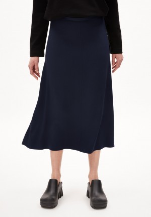 ARMEDANGELS ARAACE Woven Skirt Regular Fit made of TENCEL™ Lyocell Night Sky | 1842-TNZEB