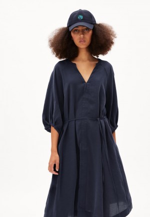 ARMEDANGELS ATESSAA Woven Dress Loose Fit made of TENCEL™ Modal Mix Night Sky | 1732-NDZXC