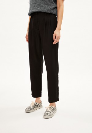 ARMEDANGELS ATETAA Woven Pants made of TENCEL™ Lyocell Mix Schwarz | 8164-CIFAV