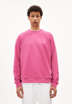 ARMEDANGELS BAARO COMFORT Sweatshirt Regular Fit made of Organic Cotton Mix Crushed Berry | 3914-FLAMY