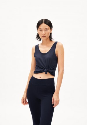 ARMEDANGELS BELISAA SOFT Top Slim Fit made of Organic Cotton Night Sky | 8251-VAYKN