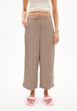 ARMEDANGELS CAARUNUS LINO Woven Pants made of Linen-Mix Cinnamon Dust | 1785-HRAID