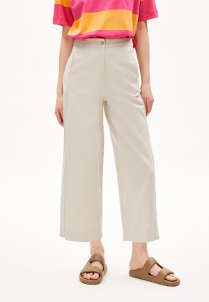 ARMEDANGELS CARUNAA LINO Woven Pants Regular Fit made of Linen-Mix Hell | 6283-YKFPN