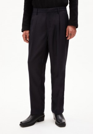 ARMEDANGELS CESAAROS Woven Pants made of TENCEL™ Lyocell Mix Night Sky | 1054-FGEAB