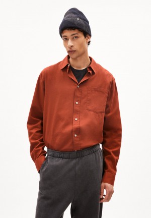 ARMEDANGELS DAANIL Shirt Relaxed Fit made of Organic Cotton Dunkel | 9821-KPEWZ