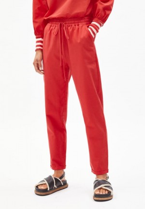 ARMEDANGELS DANIAA Pants made of Organic Cotton Mix Dunkel | 2187-FNQSR