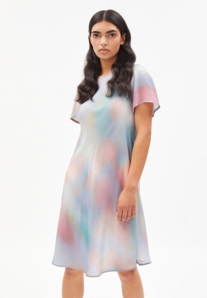 ARMEDANGELS DENISAA ATMOSPHERIC Woven Dress made of LENZING™ ECOVERO™ Peach Blossom | 0267-VTLNQ