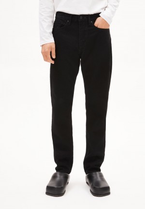 ARMEDANGELS DYLAANO Jeans Straight Leg Mid Waist recycled Cotton Non-Stretch Schwarz | 3208-TLDRN