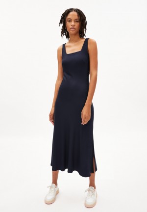 ARMEDANGELS ELIDIAA Woven Dress made of LENZING™ ECOVERO™ Viscose Night Sky | 1390-JLIMO