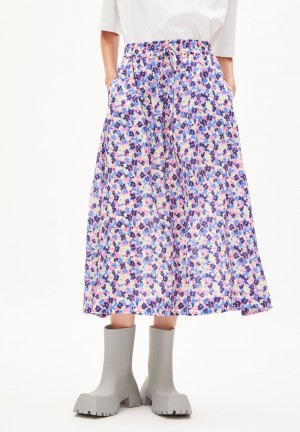 ARMEDANGELS ELODIAA MULTI FLORAL Woven Skirt Regular Fit made of TENCEL™ Lyocell Hell | 4610-FXLJB