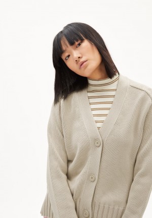 ARMEDANGELS ENKAAR COMPACT Cardigan Loose Fit made of Organic Cotton Hell | 2039-XMTIC