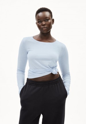 ARMEDANGELS ENRICCAA SOFT Longsleeve Slim Fit made of Organic Cotton Morning Sky | 2137-TLPUB