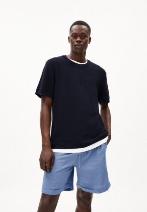 ARMEDANGELS ERWAAN T-Shirt Relaxed Fit made of Organic Cotton Night Sky | 0241-TUOQY