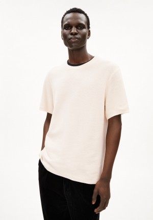 ARMEDANGELS ERWAAN T-Shirt Relaxed Fit made of Organic Cotton Oatmilk | 5203-NKCXZ