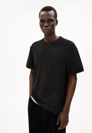 ARMEDANGELS ERWAAN T-Shirt Relaxed Fit made of Organic Cotton Schwarz | 4023-HYEZM