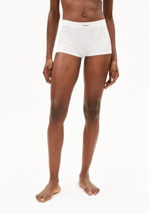 ARMEDANGELS ERYNAA RIB Rib-Shortie made of Organic Cotton Mix Weiß | 9052-ARKDE