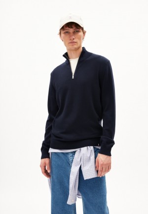 ARMEDANGELS FAABES Sweater Regular Fit made of Organic Cotton Night Sky | 0241-CBLZM