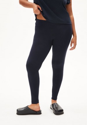 ARMEDANGELS FARIBAA Leggings made of Organic Cotton Mix Night Sky | 6593-GPXNZ
