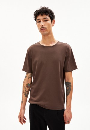 ARMEDANGELS FLATAA PREMIUM T-Shirt Relaxed Fit made of Organic Cotton Earth | 6253-AQUVP