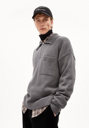 ARMEDANGELS FLORYAAN Sweater Relaxed Fit made of Organic Cotton Iron Cast | 8127-GHXIS