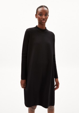 ARMEDANGELS FRIADAA Knit Dress Relaxed Fit made of Organic Cotton Schwarz | 8142-DNTPU
