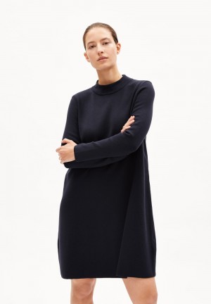 ARMEDANGELS FRIADAA Knit Dress Relaxed Fit made of Organic Cotton Night Sky | 2571-RFNQY