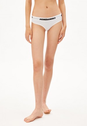 ARMEDANGELS FRYAA String made of Organic Cotton Mix Blanc | 4751-ZDNJT