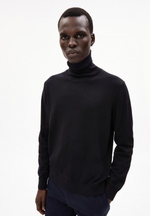 ARMEDANGELS GAARDO Sweater Regular Fit made of Organic Cotton Schwarz | 3926-MEGRL