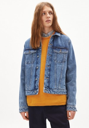 ARMEDANGELS GAATIS RETRO Denim Jacket Regular Fit made of Organic Cotton Mix Waschen | 1520-MVSKY