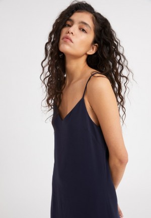 ARMEDANGELS GAELAA Dress made of LENZING™ ECOVERO™ Night Sky | 6954-HUMDW