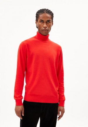 ARMEDANGELS GLAANUS Sweater Regular Fit made of Organic Cotton Rot | 5078-MBHSF
