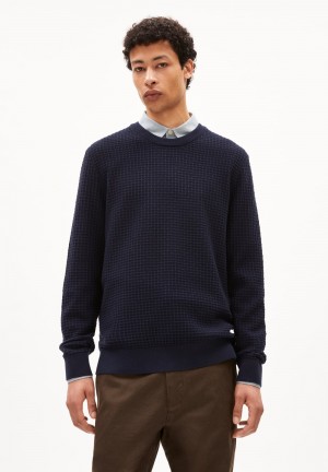 ARMEDANGELS GRAANMO Sweater Regular Fit made of Organic Cotton Night Sky | 2094-PMBJX