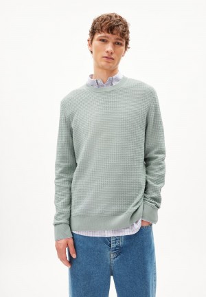 ARMEDANGELS GRAANMO Sweater Regular Fit made of Organic Cotton Morning Dew | 1359-VXSHC