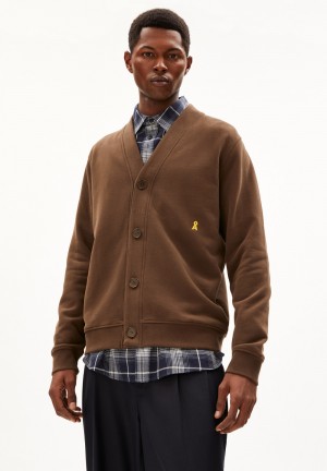 ARMEDANGELS HAAGE COMFORT Sweat Jacket Regular Fit made of Organic Cotton Mix Earth | 7013-BQPEN